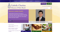 Desktop Screenshot of catholiccharitiesdpb.org