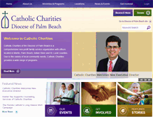 Tablet Screenshot of catholiccharitiesdpb.org
